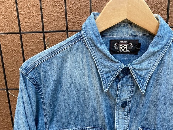 RRL/ダブルアールエル】からデニムワークシャツをご紹介。[2020.04.08 
