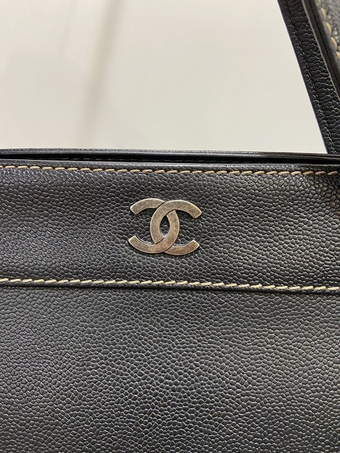 CHANEL/シャネル】キャビアスキントートバッグのご紹介。[2020.07.05発行]