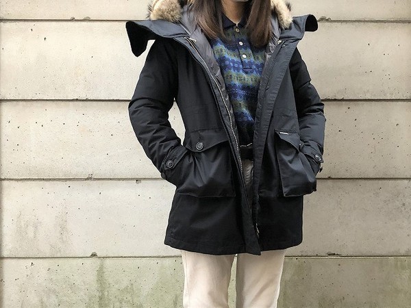 ウールリッチ SCARLETT PARKA ダウンコートXSネイビー