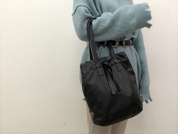 PRADA／プラダ】からソフトレザーバッグ入荷です。[2021.01.24発行 