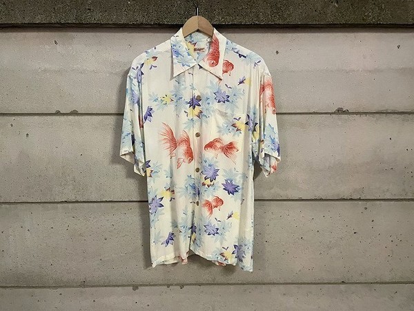 サンサーフ GOLDFISH 半袖アロハシャツ SUNSURF 金魚 SS35659｜アロハ 