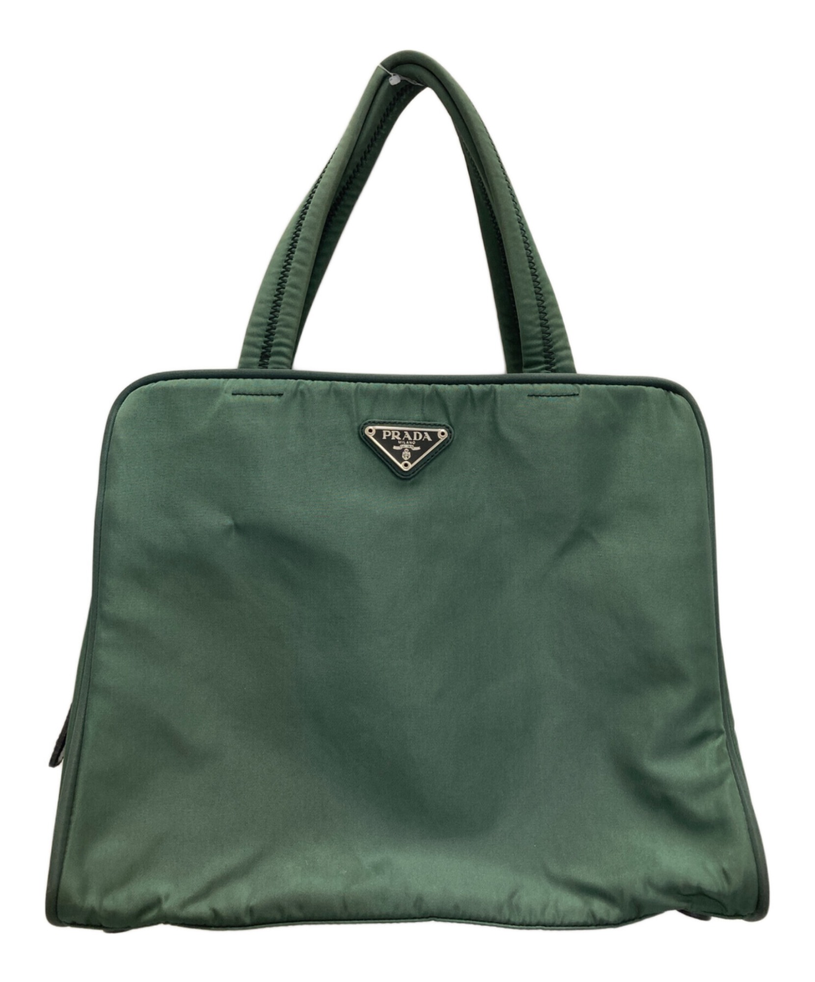 PRADA / プラダ】ハンドバッグ | 鮮やかグリーンの存在感。コーデの