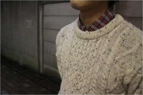 アランニットの古着