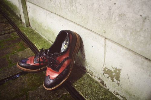 革靴のシューズ