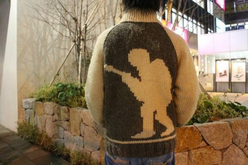 カナディアンセーターのポストオーバーオール