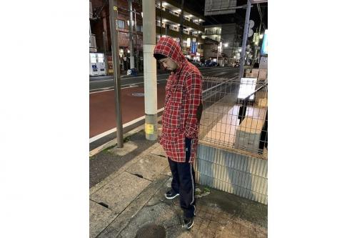 プルオーバーエルボーパッチシャツのEG