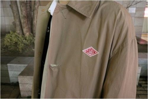 ダントンのロングタフタコート