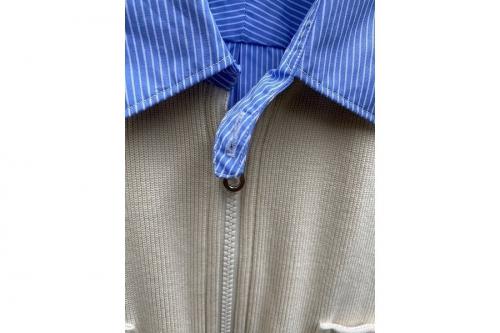 ニット切替シャツ