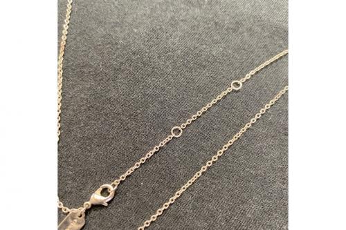 オープンサークルストーンスタンドネックレスのアクセサリー