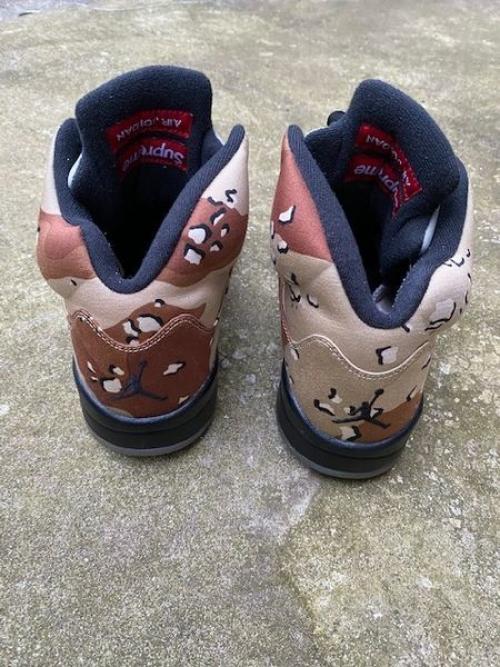 シュプリーム × ナイキのNike Air Jordan 5 Retro Supreme Desert Camo