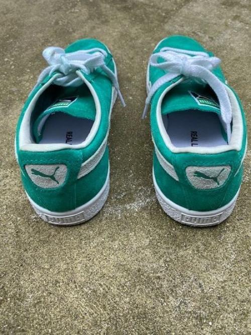 プーマのSuede 90Th Anniversary Green Kelly