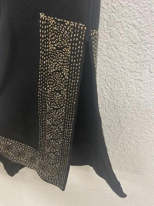 ウールフレアパンツのレディース