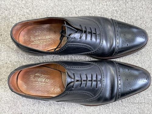 スコッチグレインのレザーシューズ