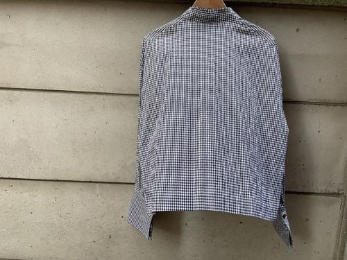 スリードットターコイズ×ドレスレイブのシャツ