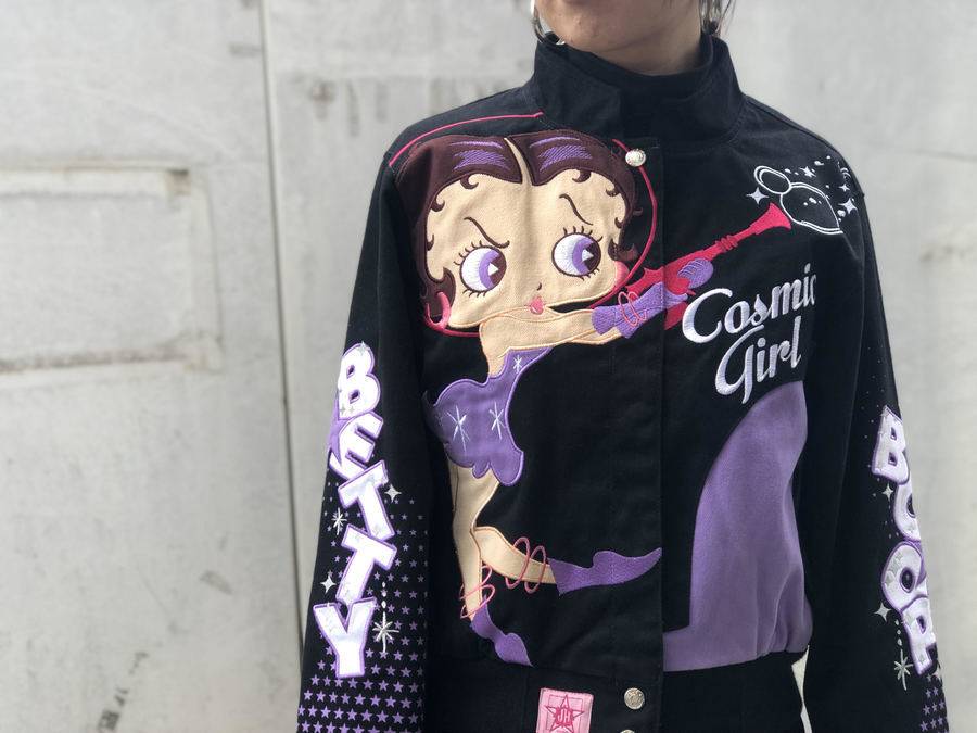 希少【JH Design/BettyBoop】レーシングJKT/ ベティーちゃん-