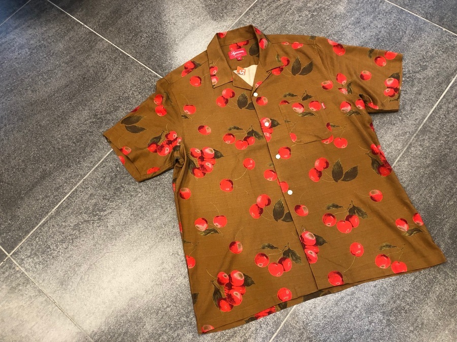 Supreme Cherry Rayon S/S Shirt シュプリーム