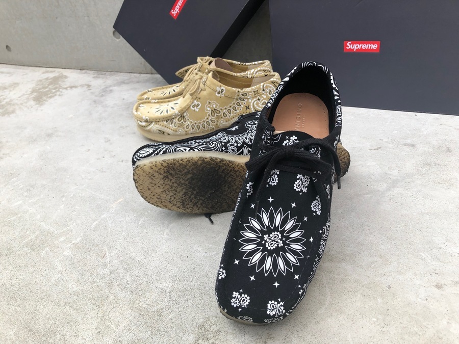 19SS Supreme CLARKS Wallabe bandanna