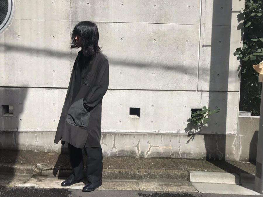 yohjiyamamoto 18ss レーヨンリネンコート