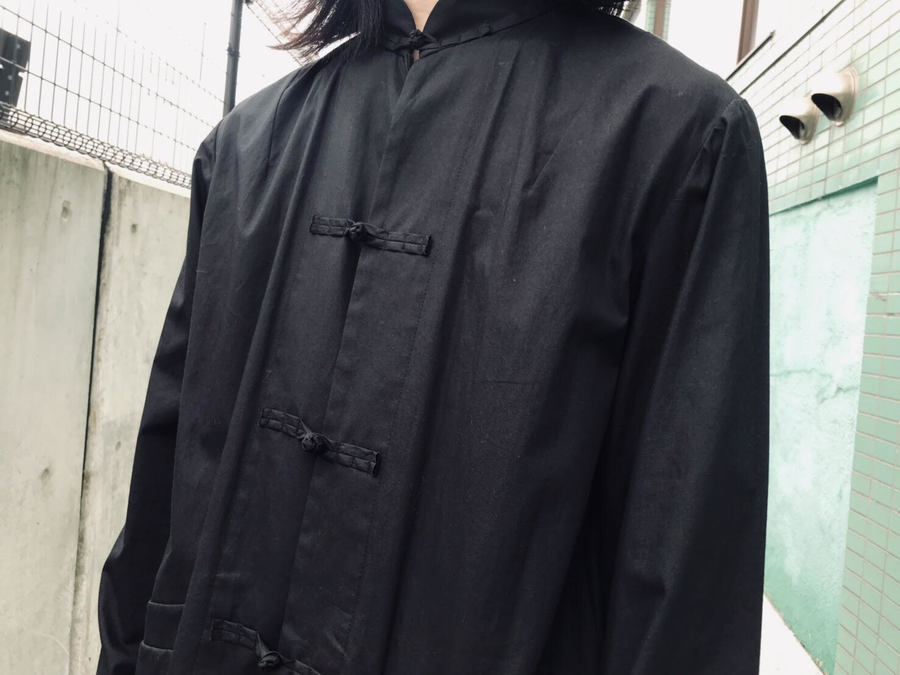 BLACK COMME des GARCONS ヨウジヤマモト チャイナシャツ