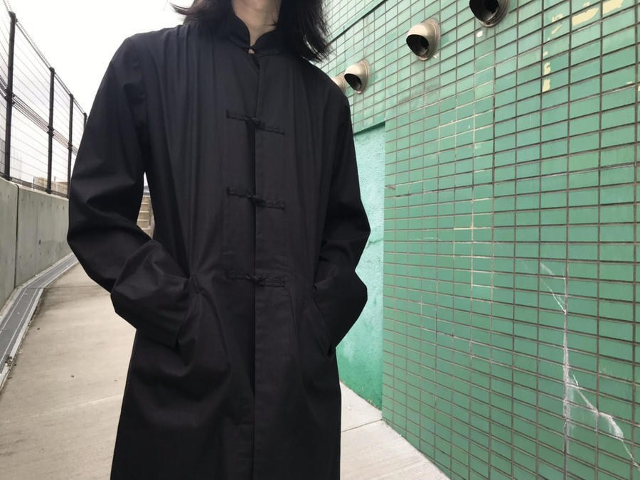 BLACK COMME des GARCONS 22SS ロングジャケットコート-