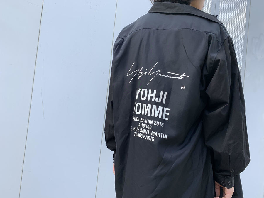 yohji yamamoto pour homme 18ss スタッフシャツ