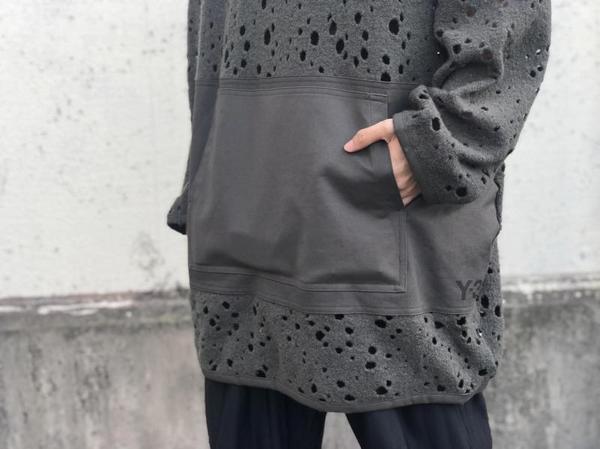 Y-3 / ワイスリー よりWOOL JERSEY HOODIE / ウールジャージフーディ 