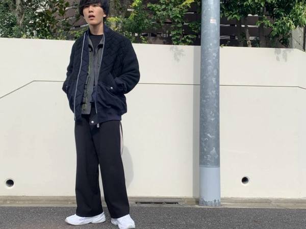 sacai / サカイ より2016年秋冬のQuilt Knit/Wool Layered Blouson 