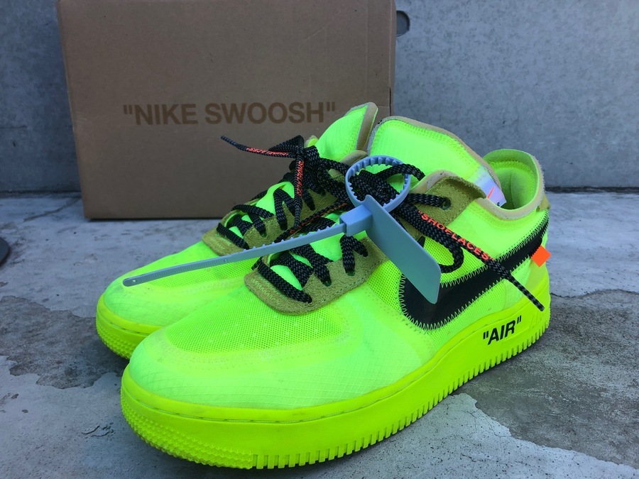 美品 NIKE×off white AIR FORCE 1 VOLT 27.5