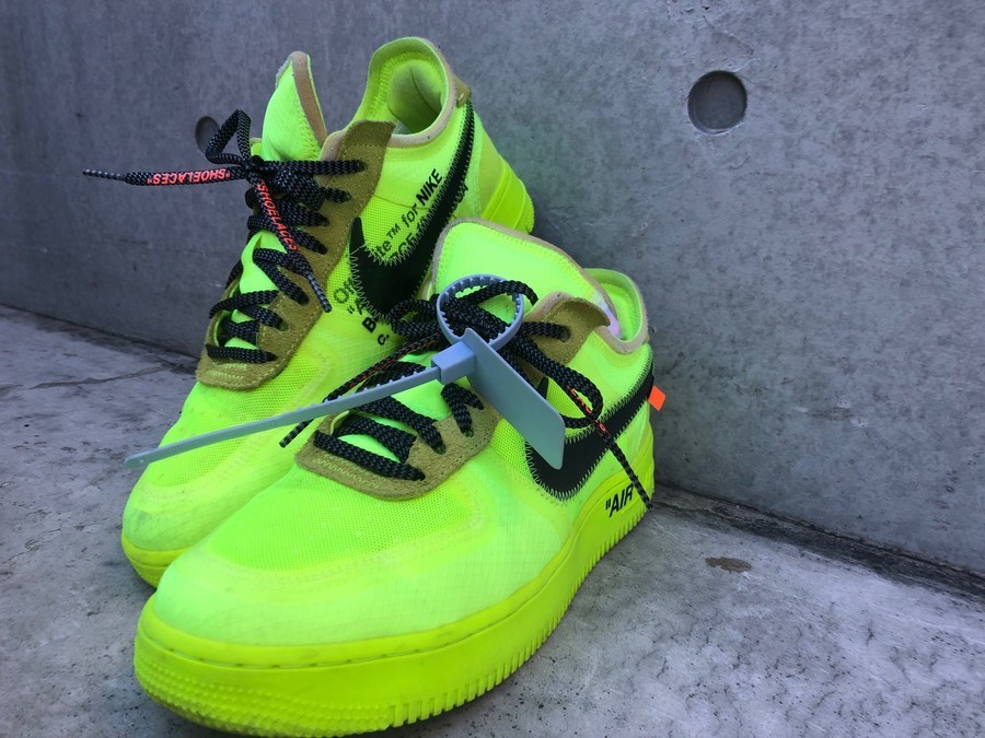 美品 NIKE×off white AIR FORCE 1 VOLT 27.5