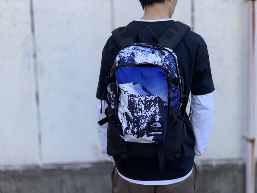 新品 シュプリーム THE NORTH FACE バックパック マウンテン雪山