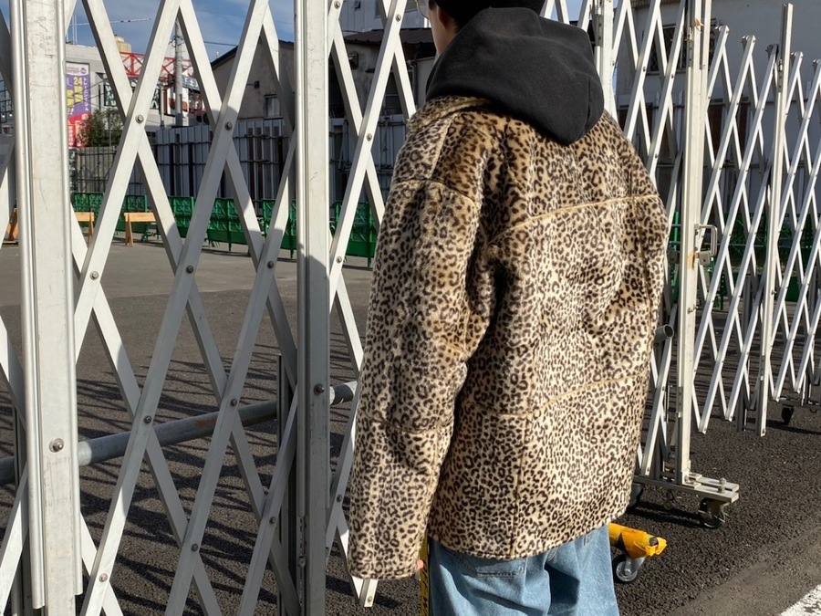 supreme Reversible Faux Suede Leopard