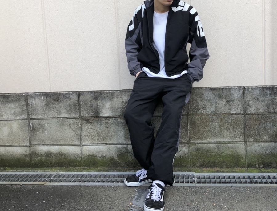 shoulder logo track jacket