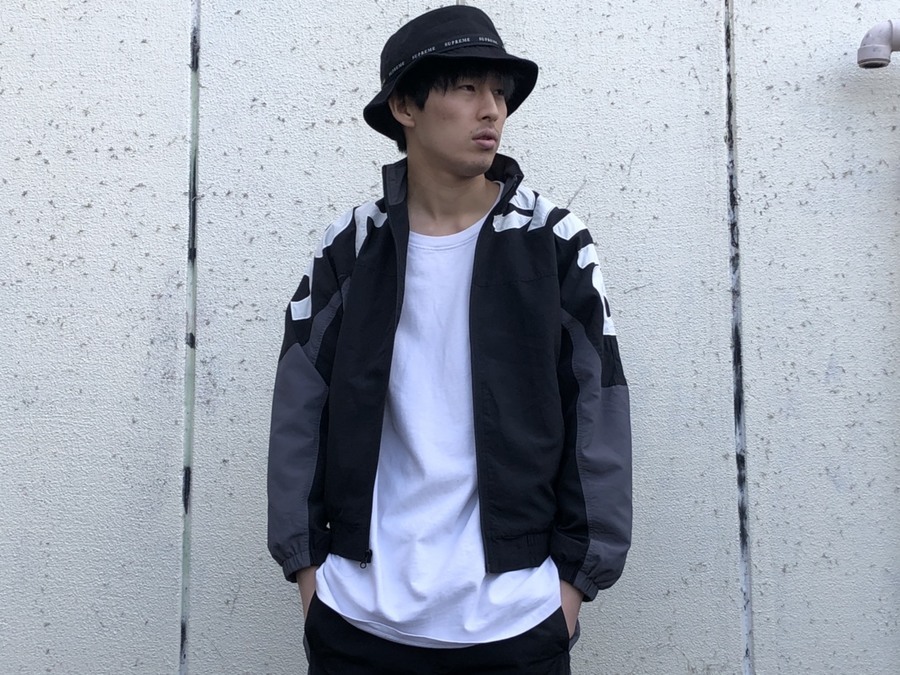 shoulder logo track jacket