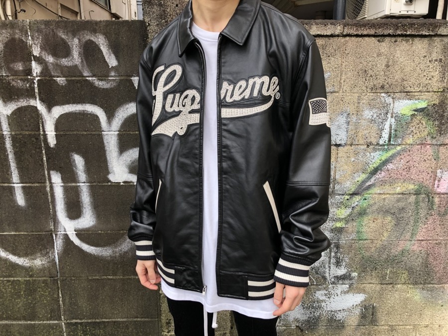 Supreme / シュプリームより16SSのUptown Studded Leather Varsity