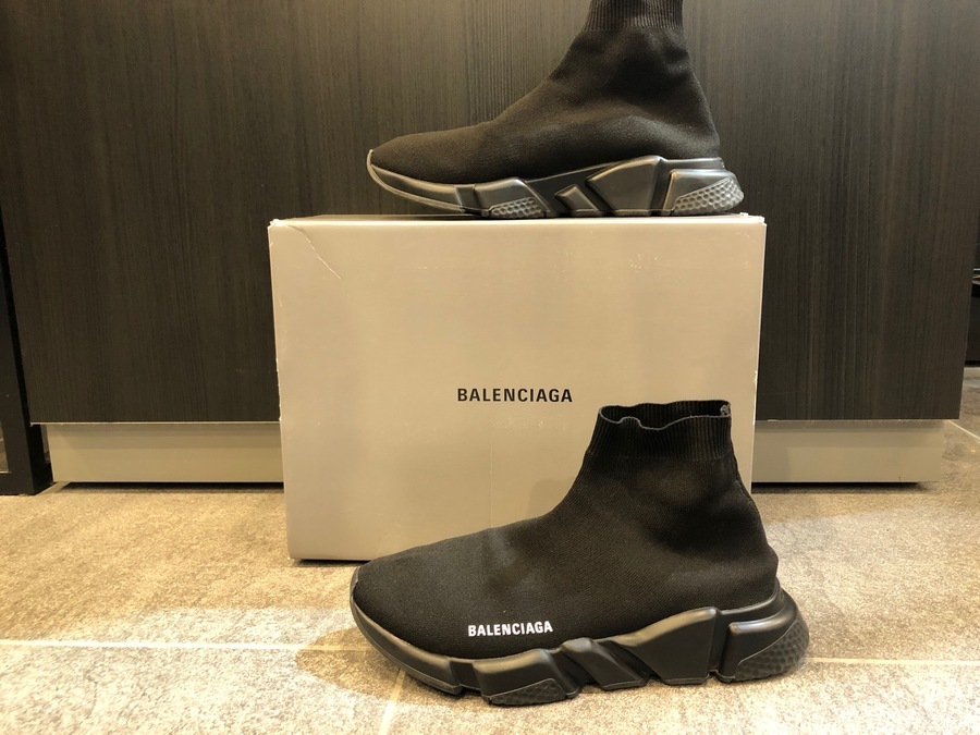 BALENCIAGA バレンシアガ SPEED TRAINER スピードトレイナー ソックススニーカー ハイカット ブラック 525717 W05G0