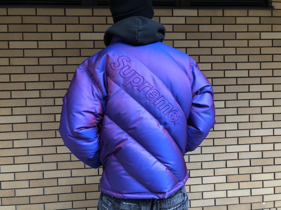 Iridescent Puffy Jacket(size:S/black)