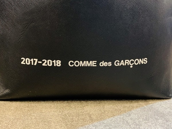 【美品】comme des garcons 2017AW レザー トートバッグ