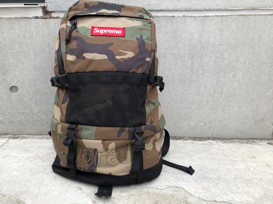 SUPREME シュプリーム 15SS Back Pack バックパック リュック カモ柄 カーキ