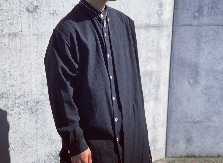 Yohji Yamamoto POUR HOMME /ヨウジヤマモトプールオム から 19AW シワギャバストールシャツ が入荷致しました