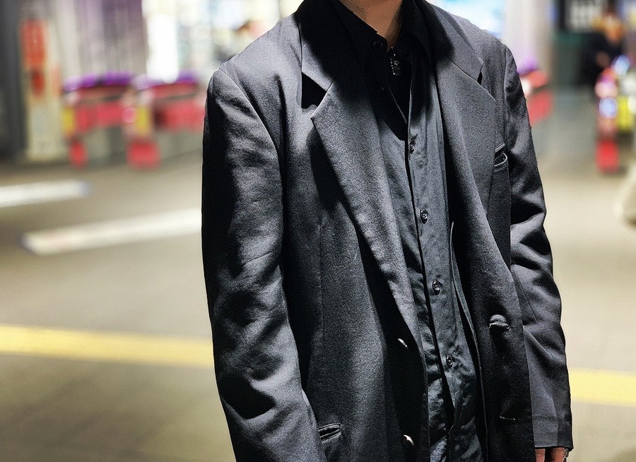 Yohji Yamamoto POURHOMME 18AW 5Bロングジャケット-