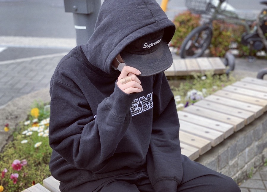 Supreme19FW week1 The Most Hooded グレーL送込