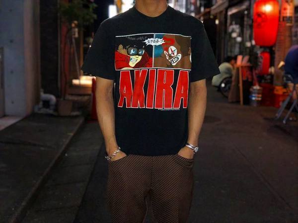 VINTAGE ヴィンテージ 80s～90s VINTAGE AKIRA 1988 EXPLODE FRUIT OF THE LOOM アキラ プリント半袖Tシャツ ブラック