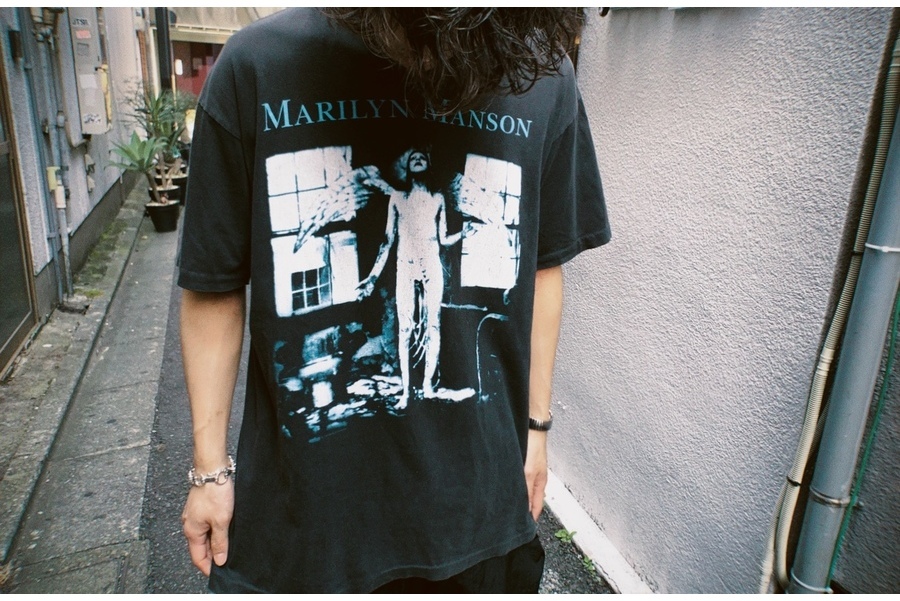MARILYN MANSON バンド Tシャツ ビンテージ 90s 古着 M-