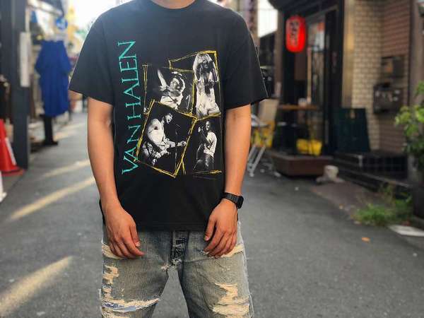 90s VAN HALEN ヴァンヘイレン Ｔシャツ 黒 バンドT ハードロック-