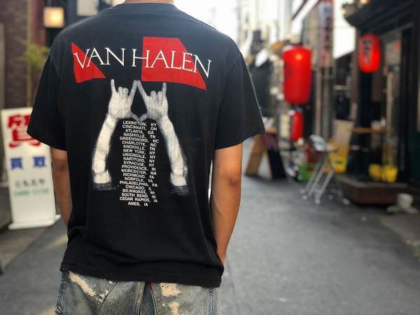 ☆Vintage 1988 van halen tour Tシャツ