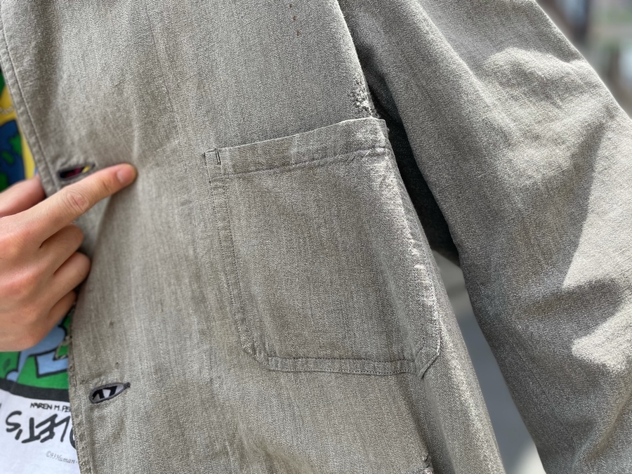 至高の”ボロ”【FRENCH WORK/フレンチワーク】30's~40'sブラック