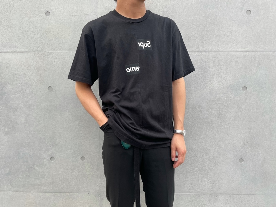 Supreme garcons shirt split box logo