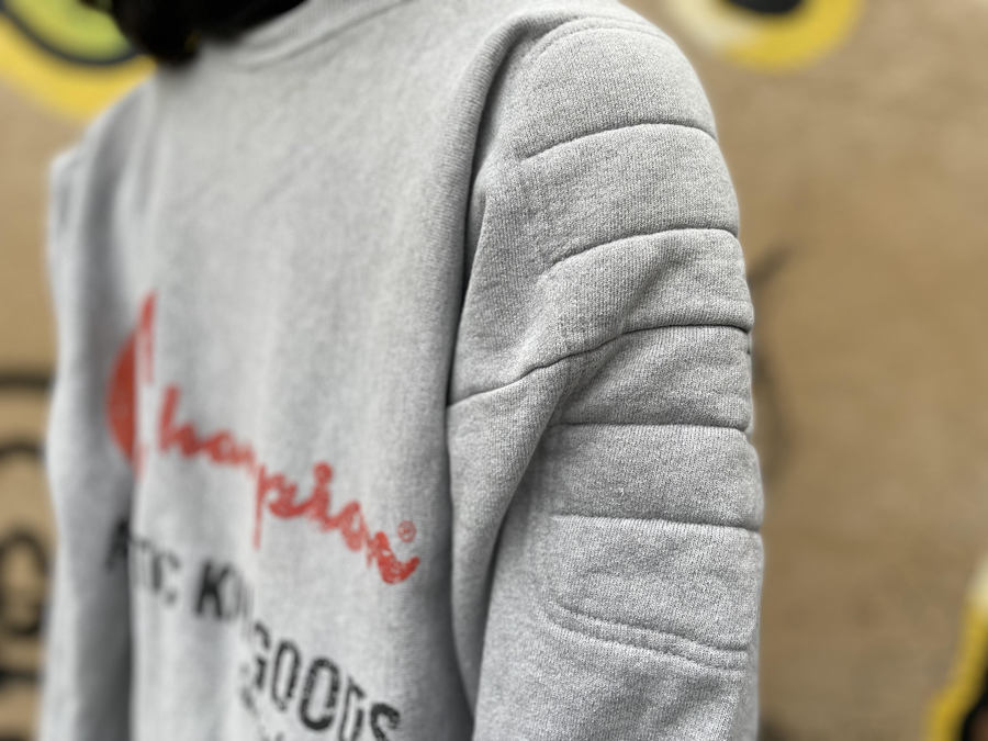 90s USA製 Championチャンピオン WHITE BEAR FOOTBALL リバース