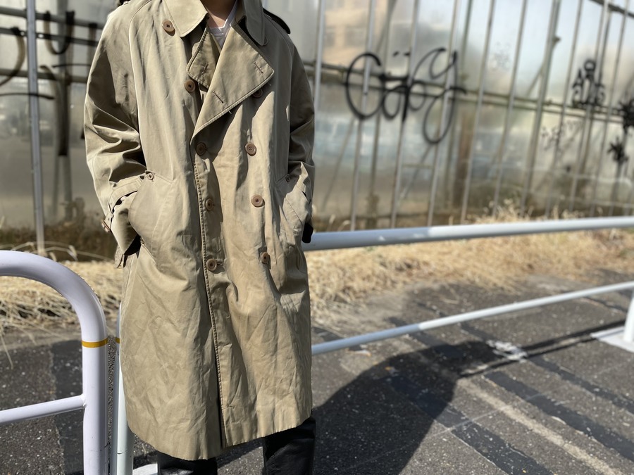 Aquascutum/アクアスキュータム】希少アイテム。一枚袖トレンチコート