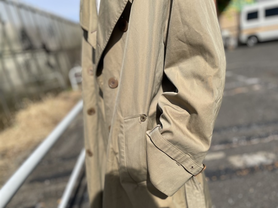 Aquascutum/アクアスキュータム】希少アイテム。一枚袖トレンチコート 